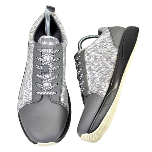 Alegria Womens Traq Qest Gray Lace Up Comfort Walking Sneaker Shoes Sz US 11 - Picture 11 of 11
